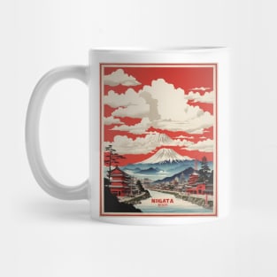 Niigata Japan Travel Vintage Tourism Poster Mug